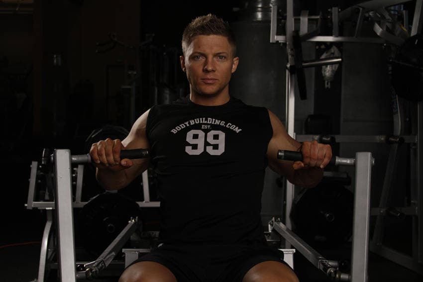Leverage Chest Press, position 1 of 2