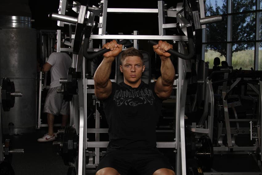 Leverage Incline Chest Press, position 2 of 2