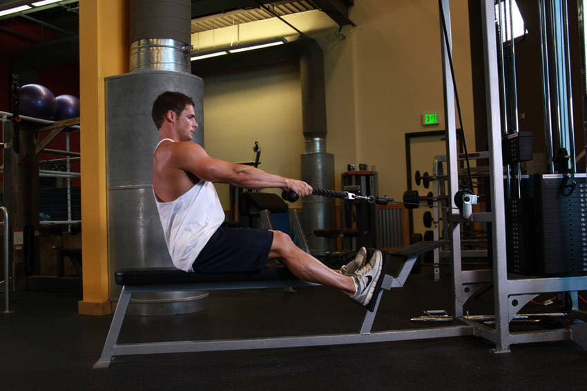 Low Pulley Row To Neck, position 1 of 2