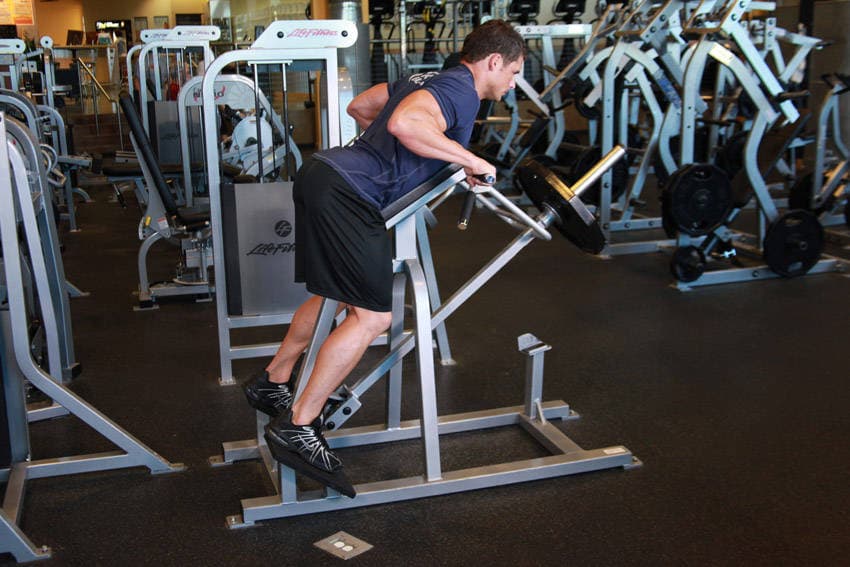 Lying T-Bar Row, position 2 of 2