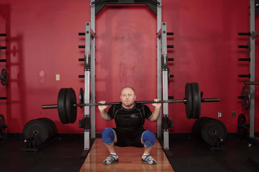 Olympic Squat, position 2 of 2