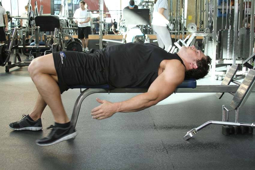 On-Your-Back Quad Stretch, position 1 of 2