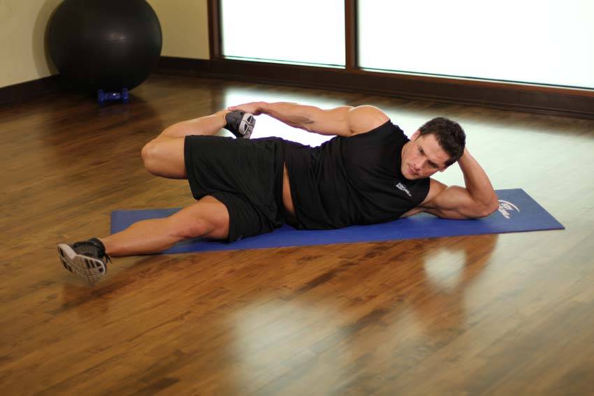 On Your Side Quad Stretch, position 2 of 2