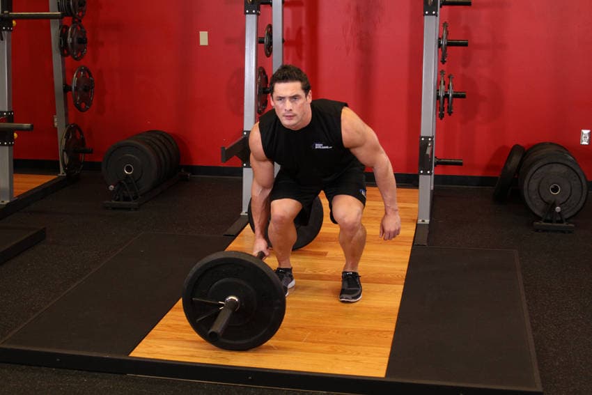 One-Arm Side Deadlift, position 1 of 2