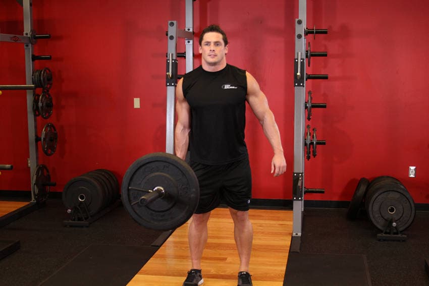 One-Arm Side Deadlift, position 2 of 2