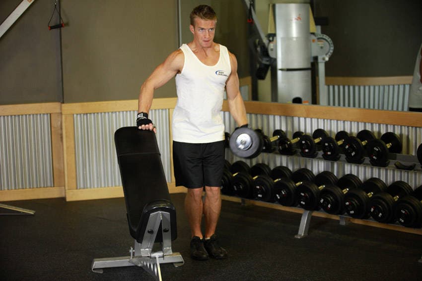 One-Arm Side Laterals, position 1 of 2