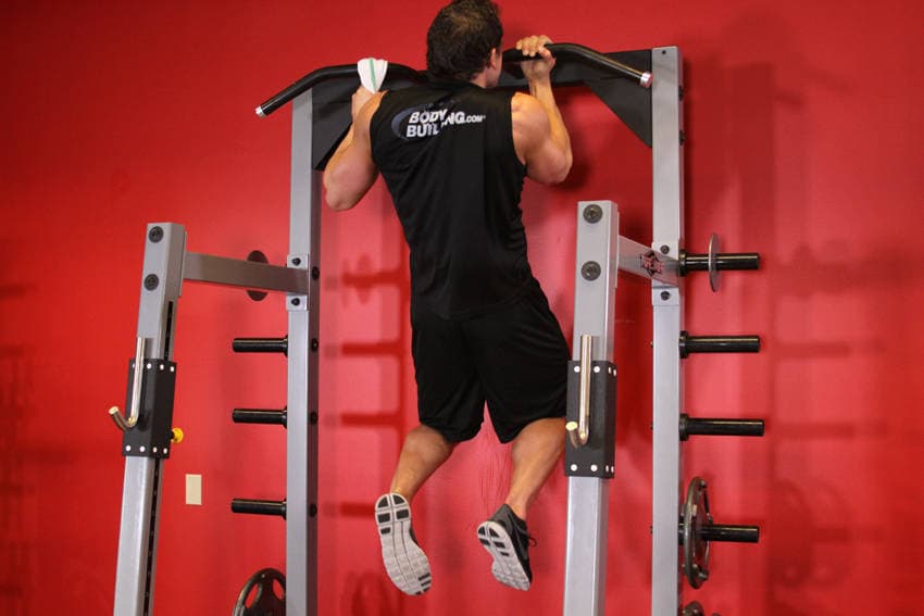 One Arm Chin-Up, position 2 of 2