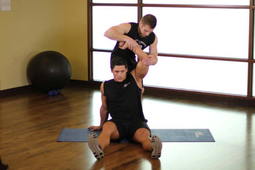Overhead Triceps, position 1 of 2