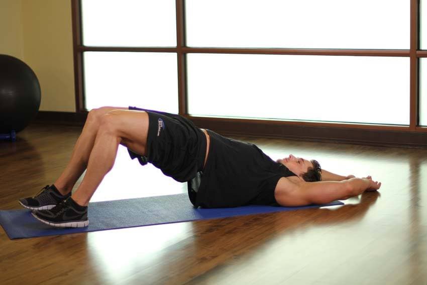 Pelvic Tilt Into Bridge, position 2 of 2