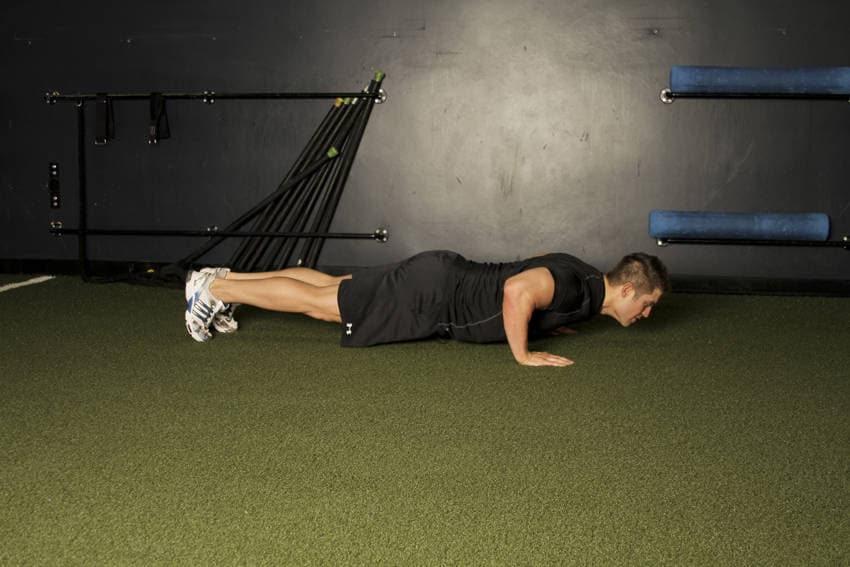 Plyo Push-up, position 1 of 2