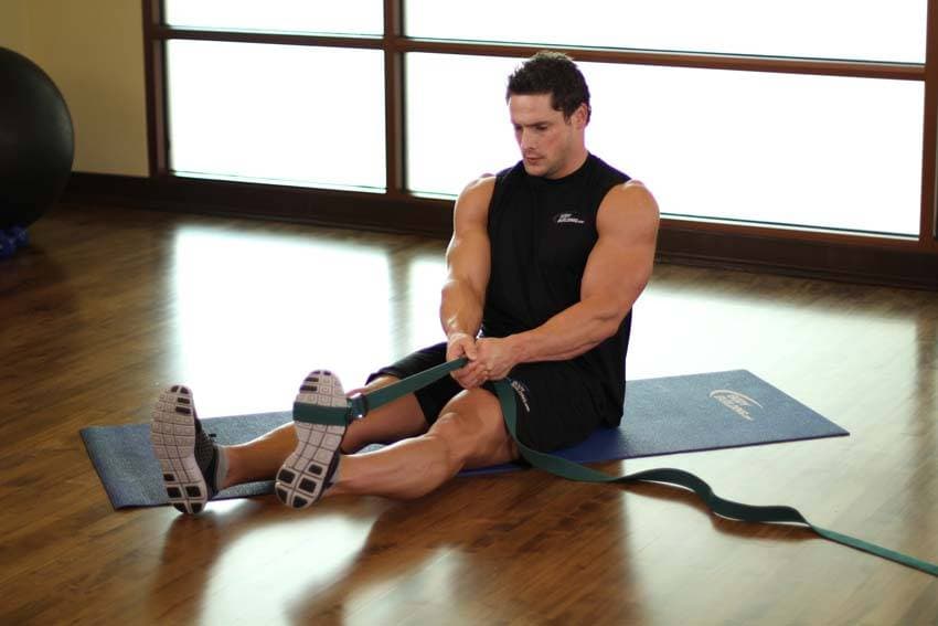 Posterior Tibialis Stretch, position 1 of 2
