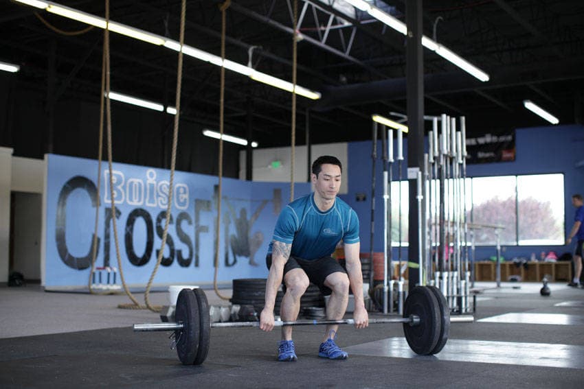 Power Clean, position 1 of 2