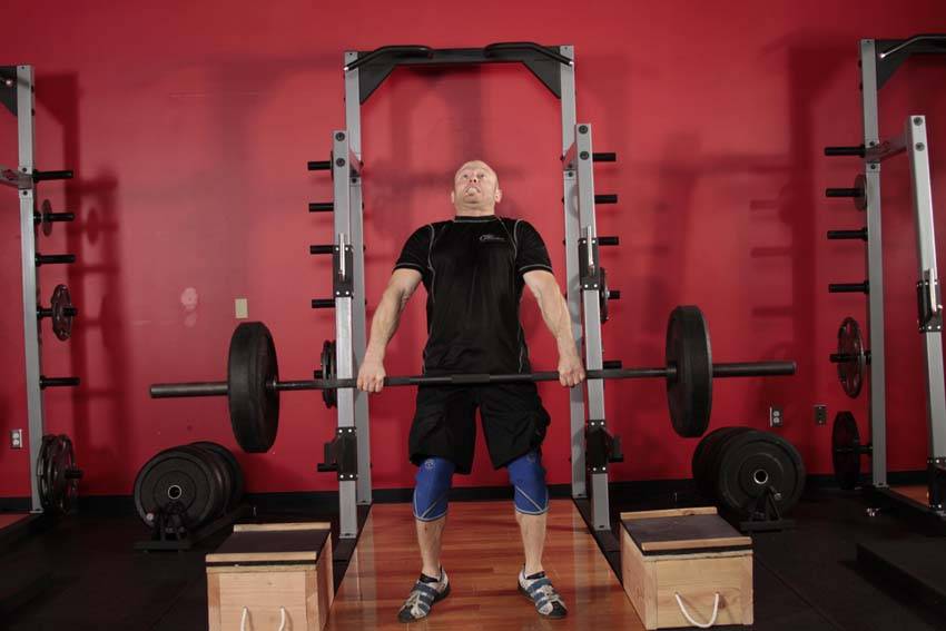 Power Clean from Blocks, position 2 of 2