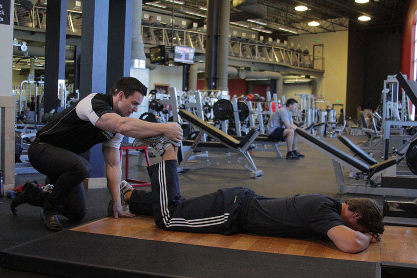 Prone Manual Hamstring, position 2 of 2