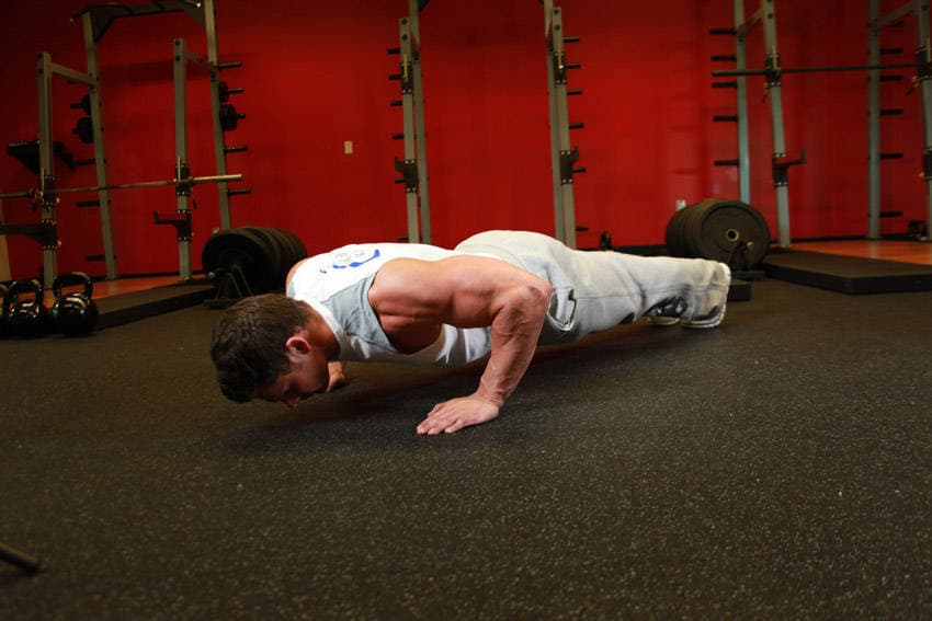 Pushups, position 2 of 2
