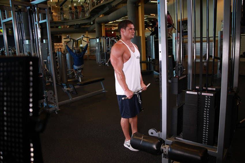 Reverse Cable Curl, position 2 of 2