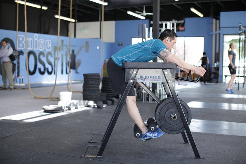 Reverse Hyperextension, position 1 of 2