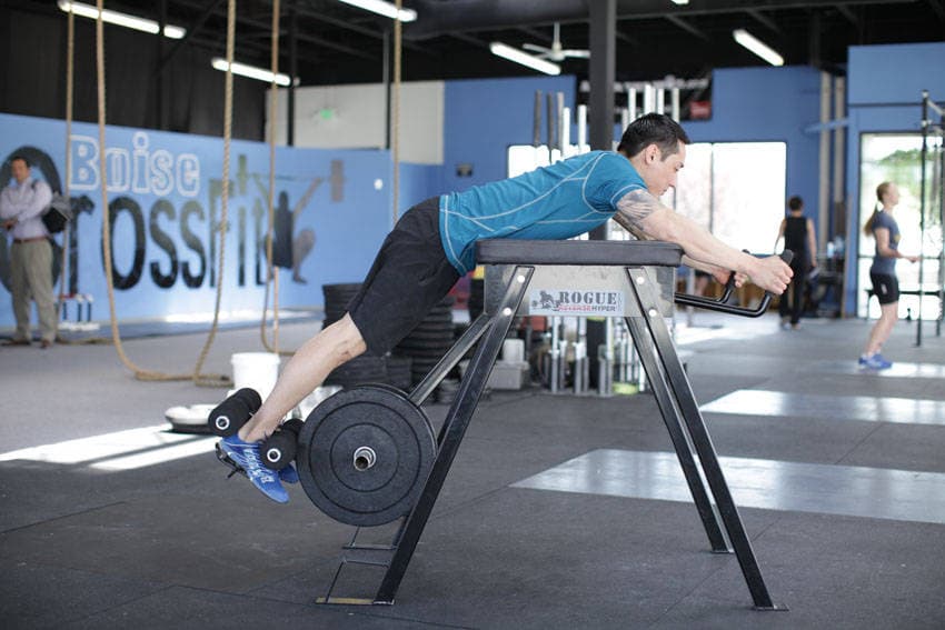 Reverse Hyperextension, position 2 of 2