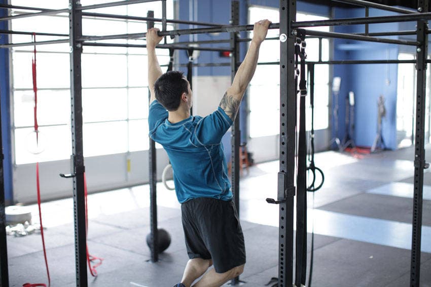 Scapular Pull-Up, position 2 of 2