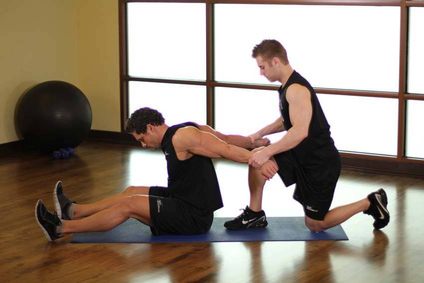 Seated Front Deltoid, position 2 of 2