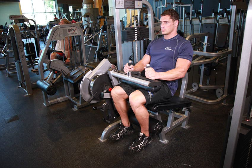 Seated Leg Curl, position 2 of 2