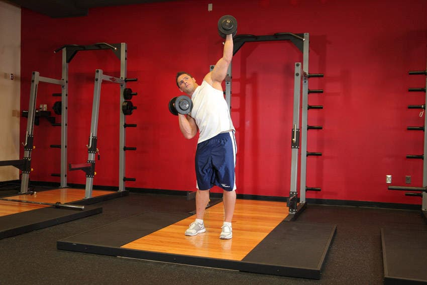 See-Saw Press (Alternating Side Press), position 2 of 2