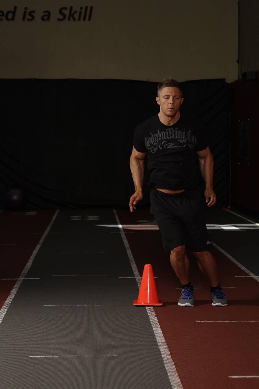 Side Hop-Sprint, position 1 of 2