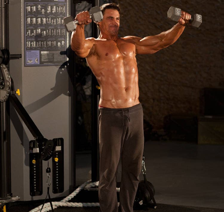 Side Laterals to Front Raise, position 2 of 2