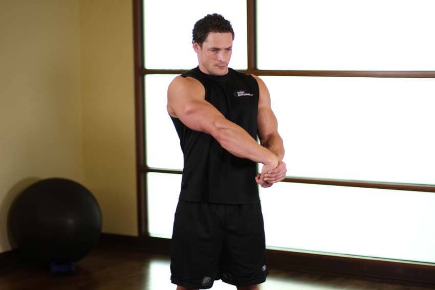 Side Wrist Pull, position 1 of 2