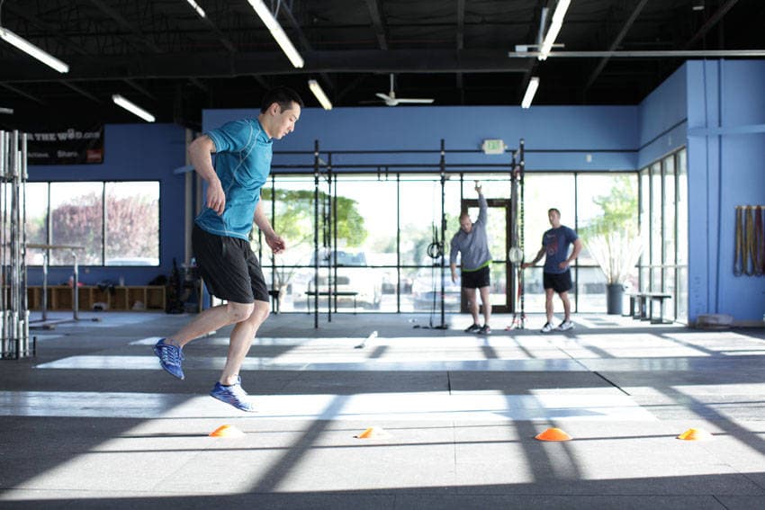 Single-Leg Hop Progression, position 2 of 2