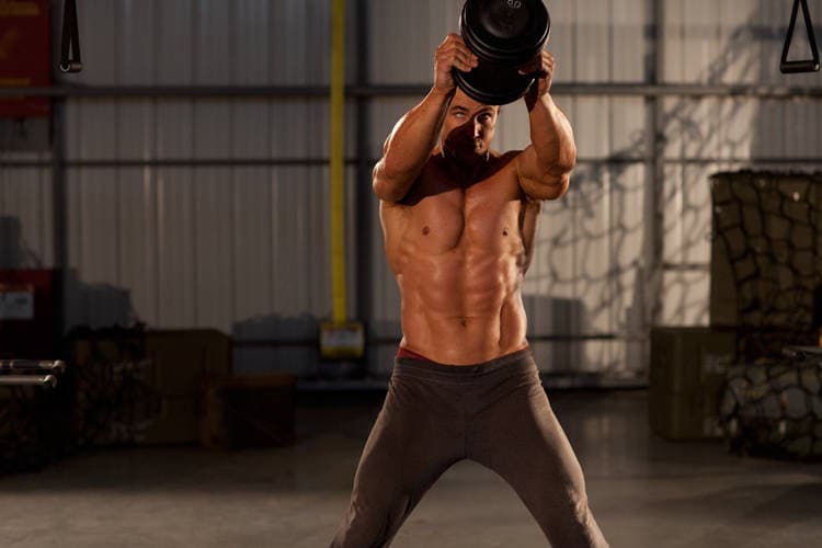 Single Dumbbell Raise, position 2 of 2