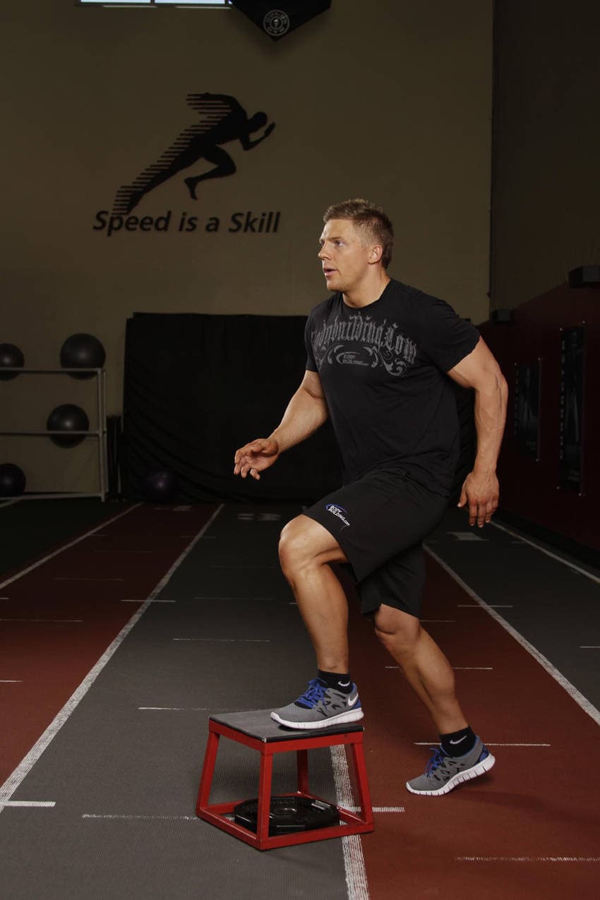 Single Leg Push-off, position 1 of 2