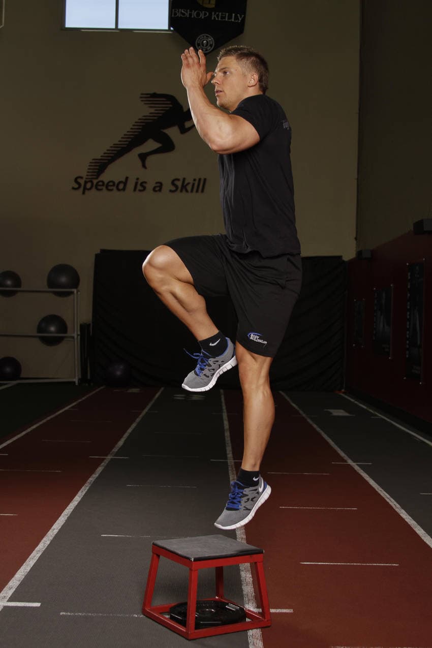 Single Leg Push-off, position 2 of 2