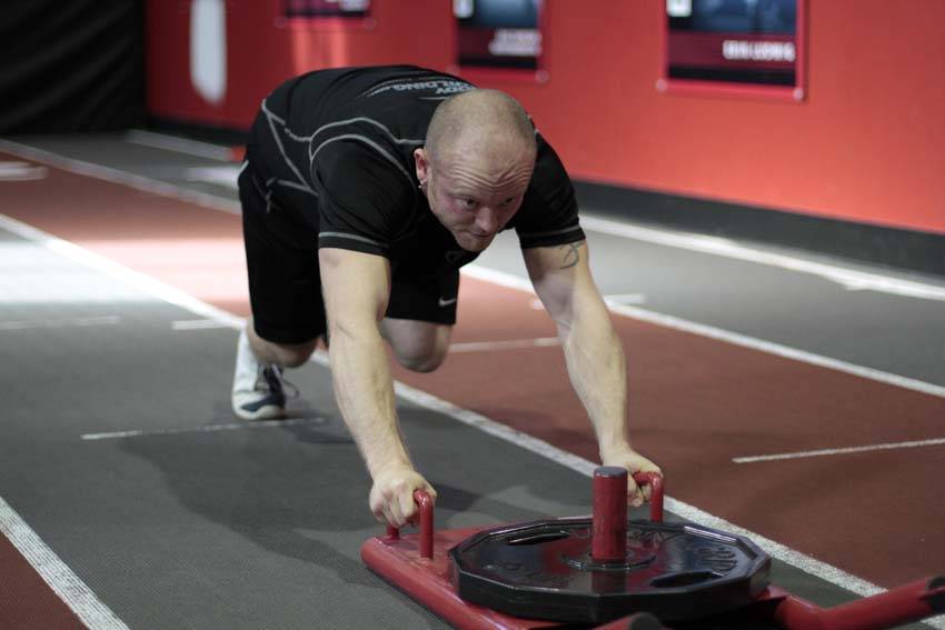 Sled Push, position 2 of 2