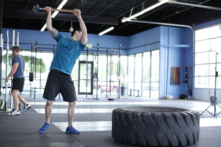 Sledgehammer Swings, position 2 of 2