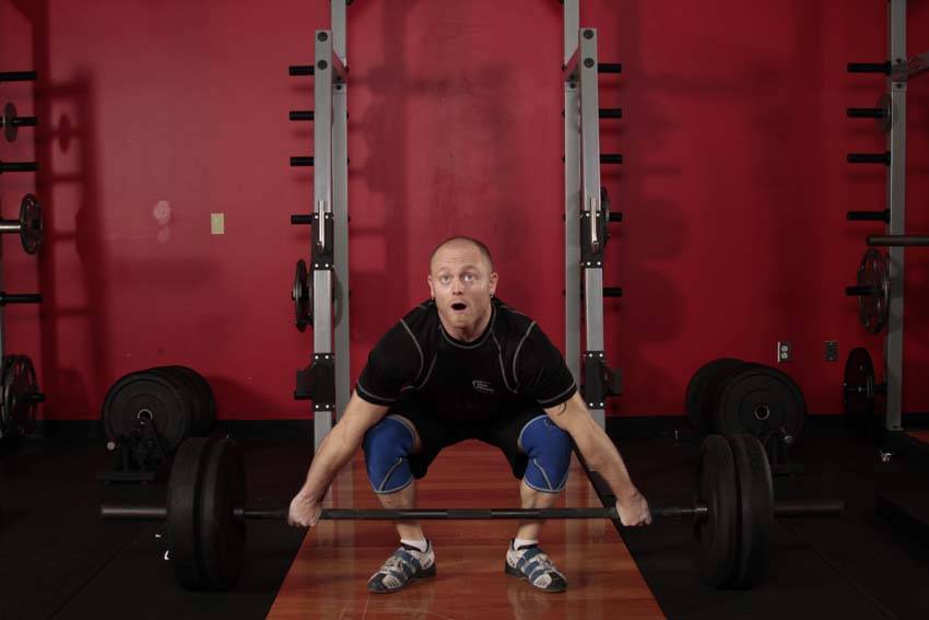 Snatch Deadlift, position 1 of 2