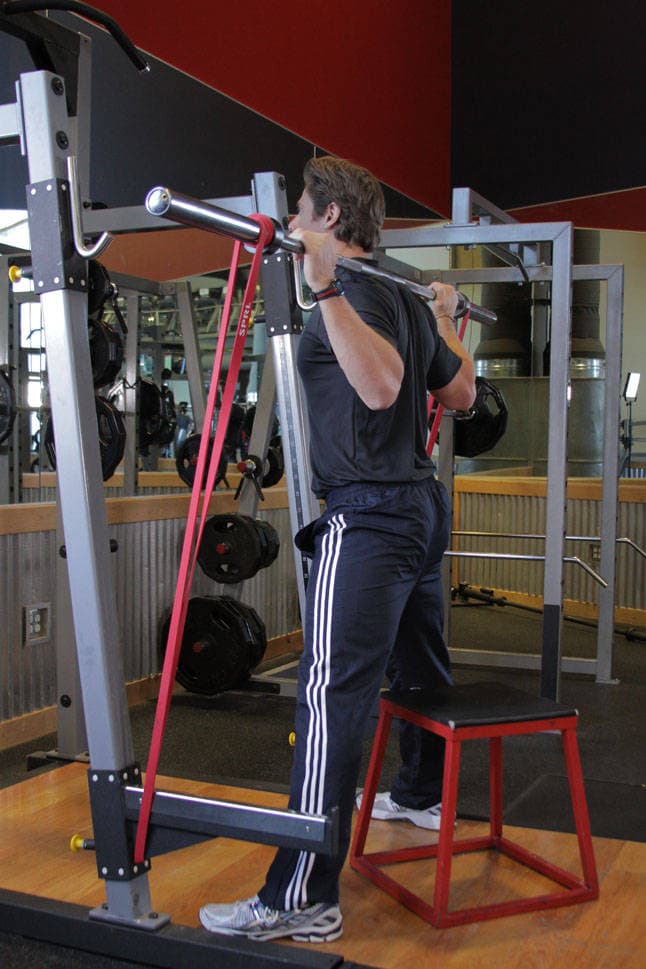 Speed Box Squat, position 1 of 2