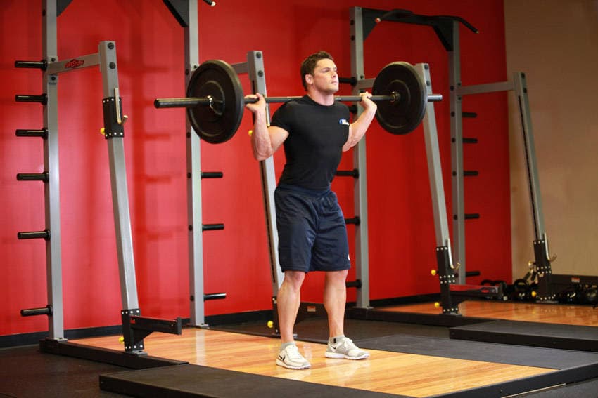 Speed Squats, position 2 of 2