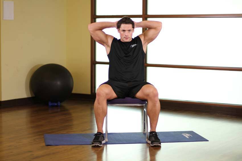 Spinal Stretch, position 1 of 2
