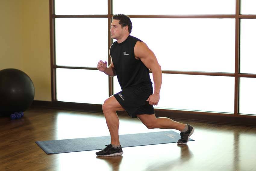 Split Squats, position 2 of 2