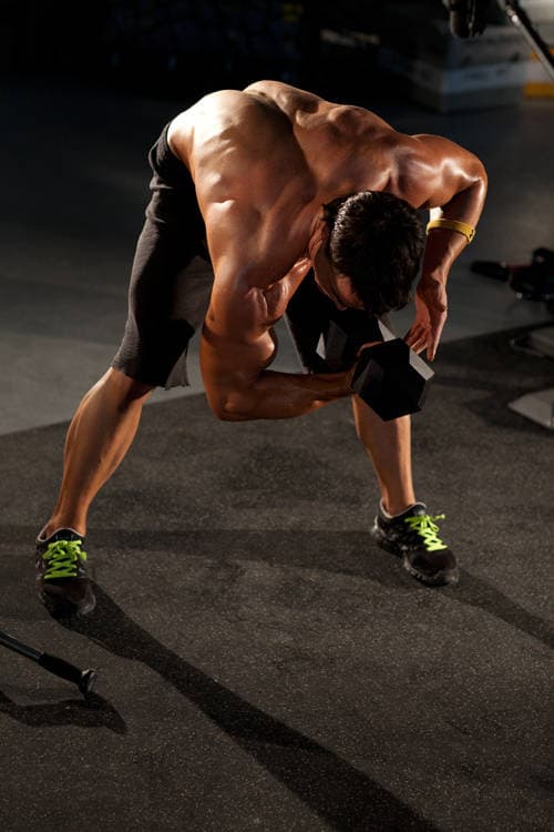 Standing Concentration Curl, position 2 of 2