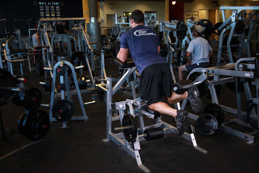 Standing Leg Curl, position 2 of 2