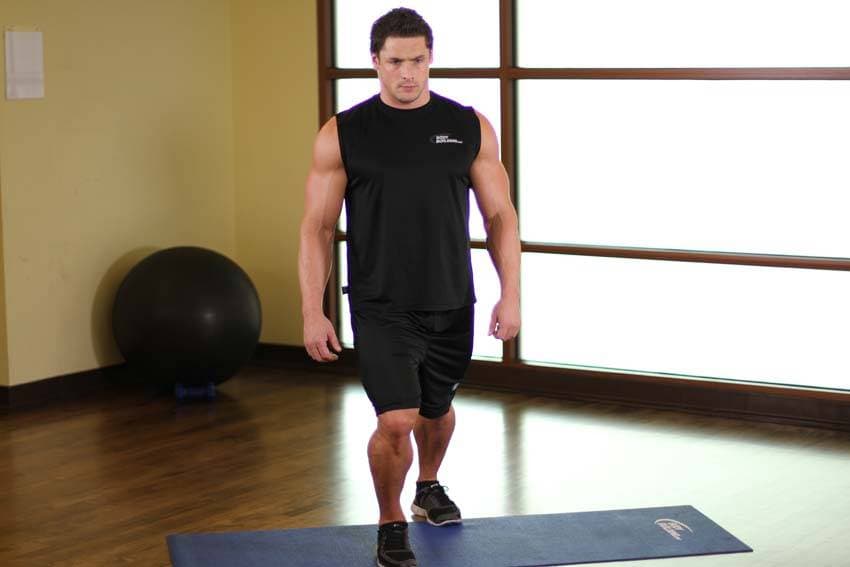Standing Soleus And Achilles Stretch, position 2 of 2
