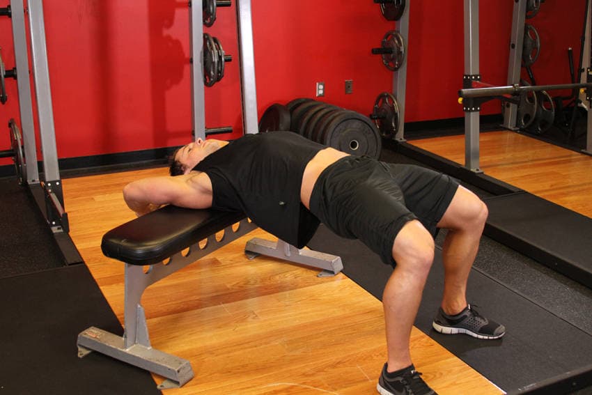 Straight-Arm Dumbbell Pullover, position 2 of 2