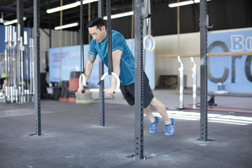Suspended Push-Up, position 2 of 2