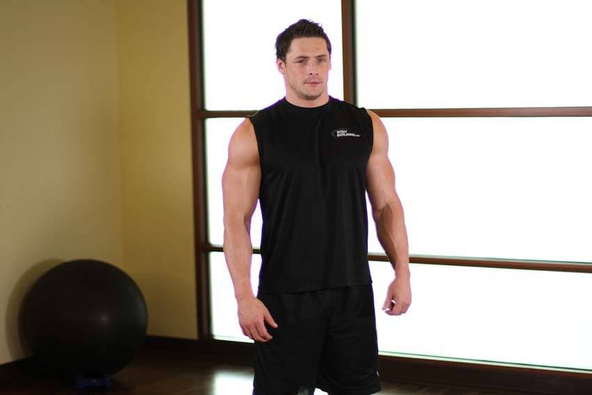 Triceps Stretch, position 1 of 2