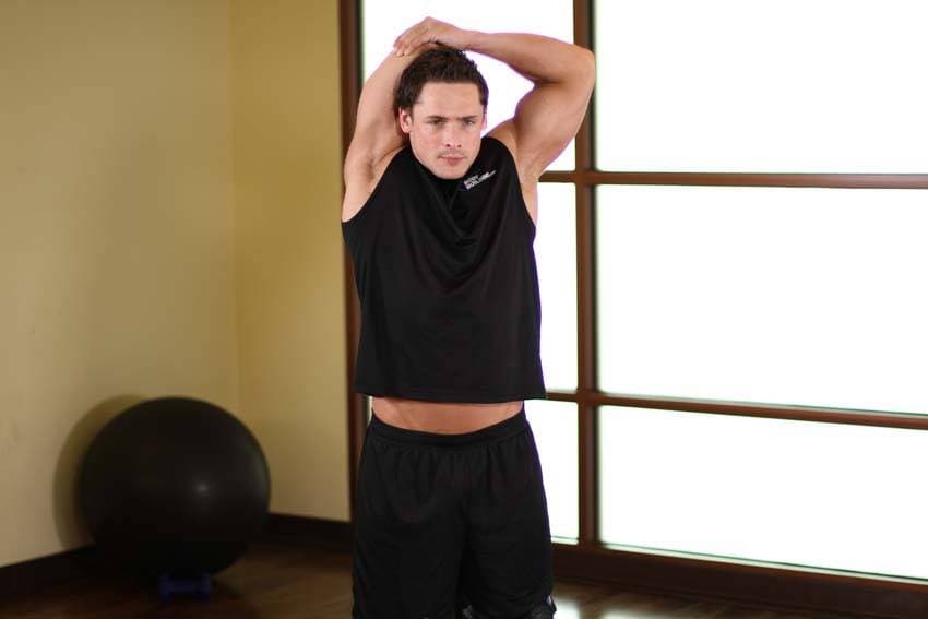 Triceps Stretch, position 2 of 2