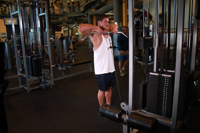 Upright Cable Row, position 1 of 2