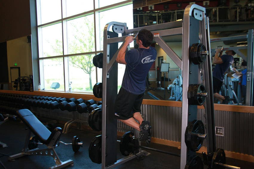 V-Bar Pullup, position 1 of 2