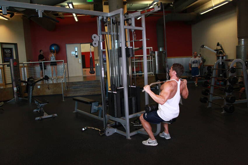 Wide-Grip Lat Pulldown, position 2 of 2